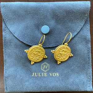 Julie Vos Quatro Coin Earrings